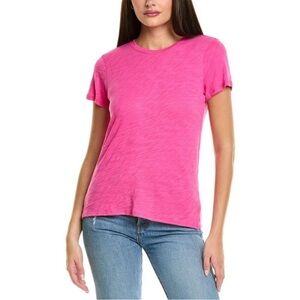 ATM Anthony Thomas Melillo Schoolboy Vibrant Pink Short Sleeve Tee XL